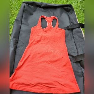 Lululemon red size 6 racerback tank top